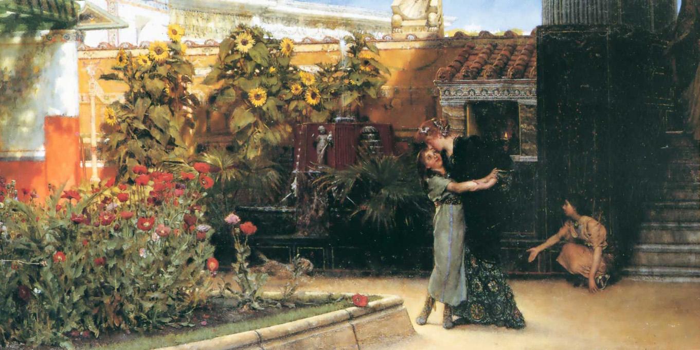 Sir Lawrence Alma-Tadema A Hearty Welcome